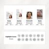 laser hair removal instagram templates