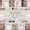 microneedling instagram templates