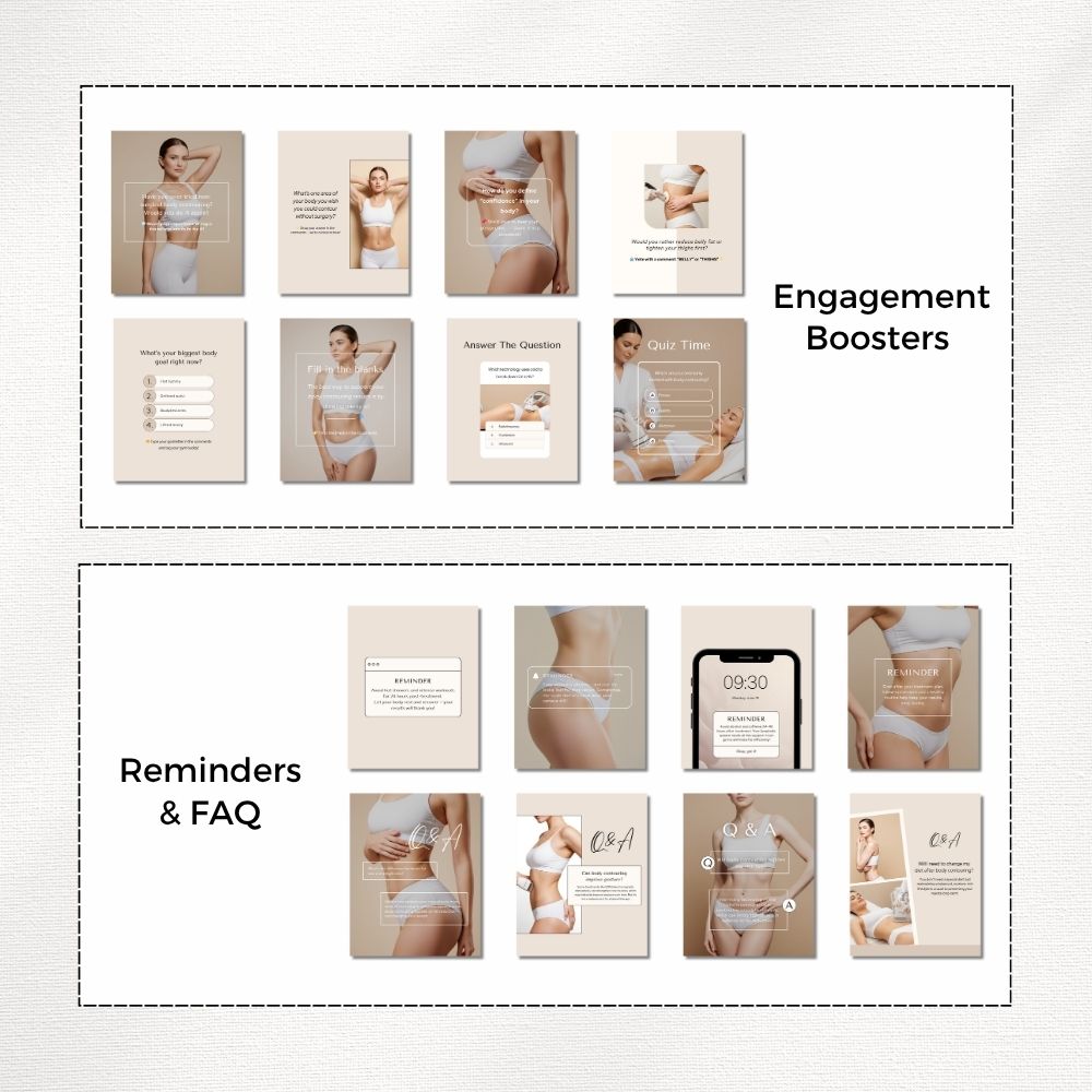 body contouring instagram templates body contouring instagram templates