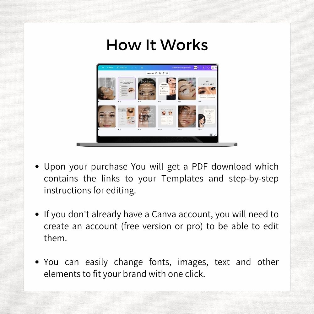 lash technician instagram templates lash technician instagram templates