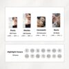 lash technician instagram templates