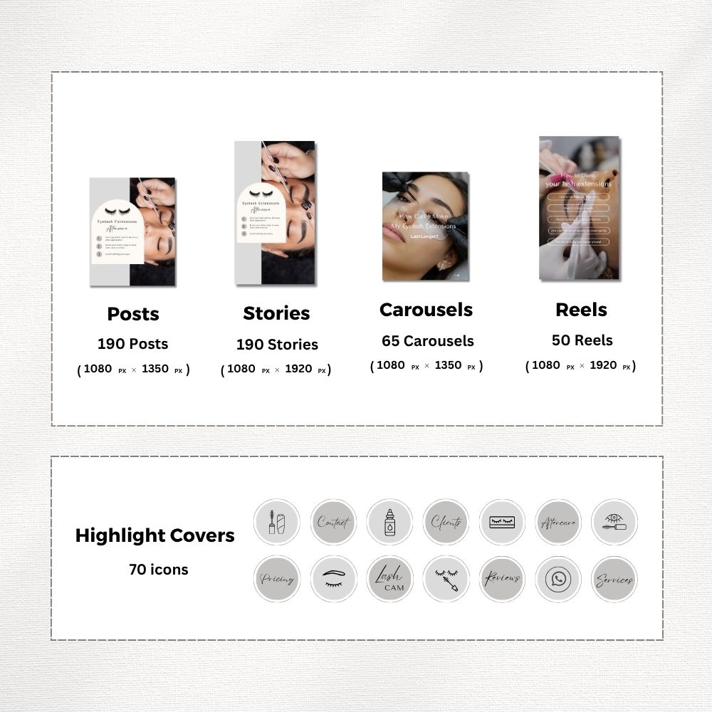 lash technician instagram templates lash technician instagram templates