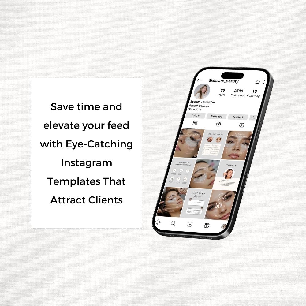 lash technician instagram templates lash technician instagram templates