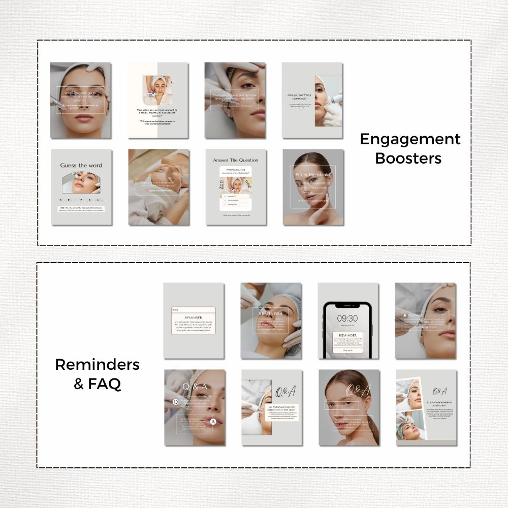 hydrafacial instagram templates hydrafacial instagram templates