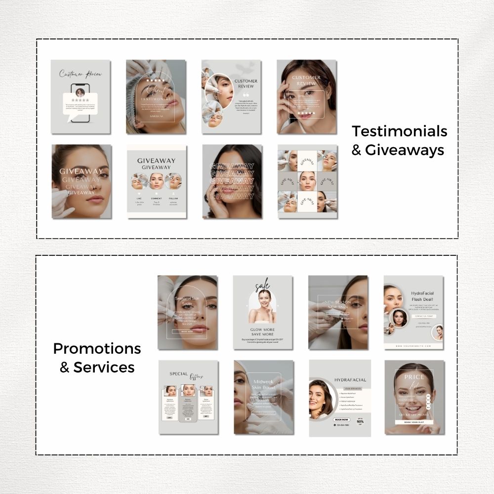 hydrafacial instagram templates hydrafacial instagram templates