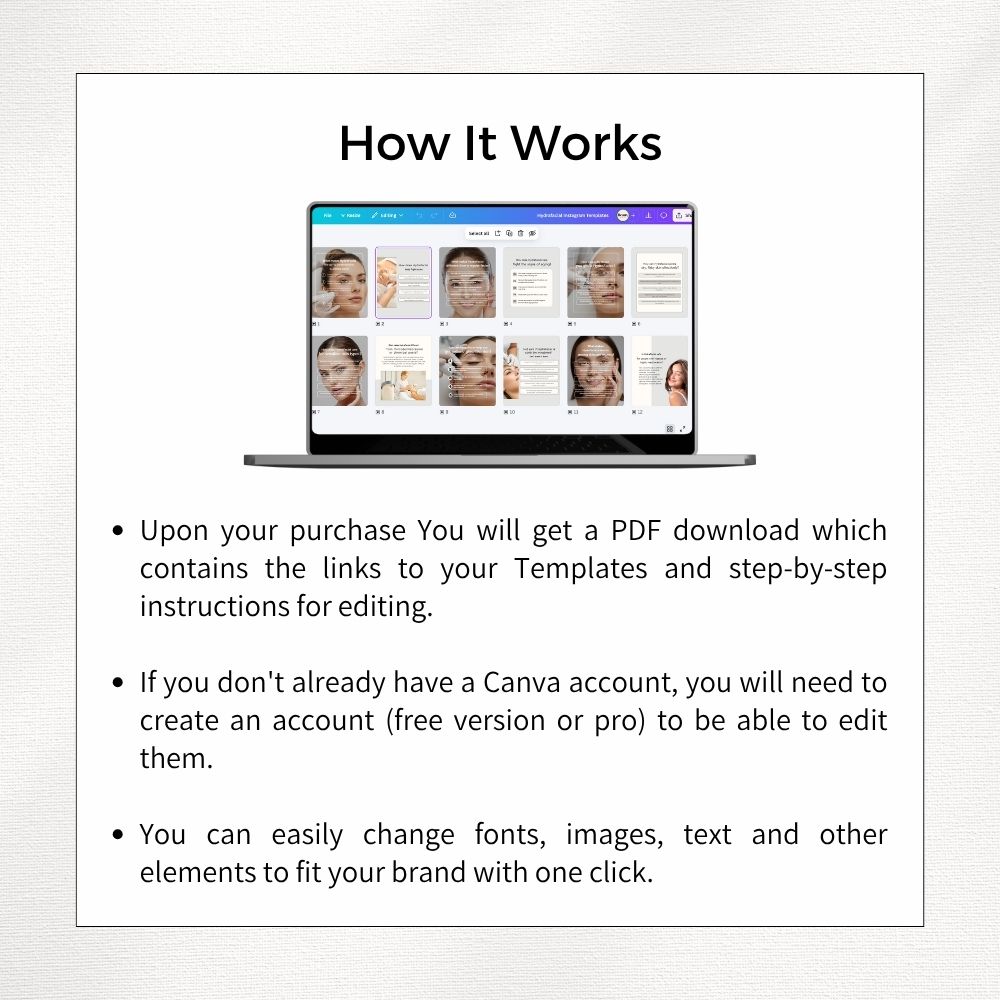hydrafacial instagram templates hydrafacial instagram templates