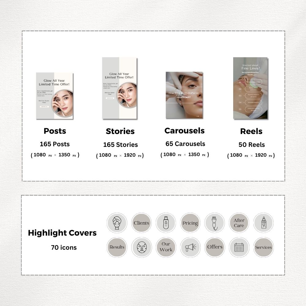 hydrafacial instagram templates hydrafacial instagram templates