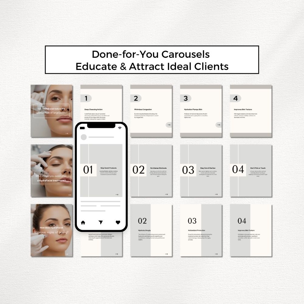 hydrafacial instagram templates hydrafacial instagram templates