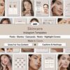 skincare instagram templates