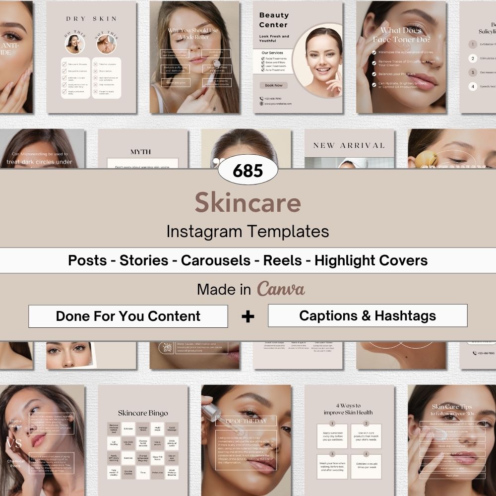skincare instagram templates skincare instagram templates