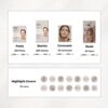 skincare instagram templates