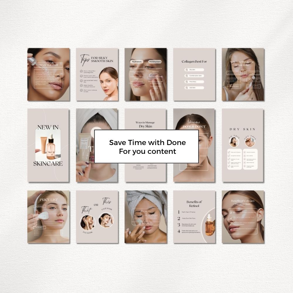 skincare instagram templates skincare instagram templates