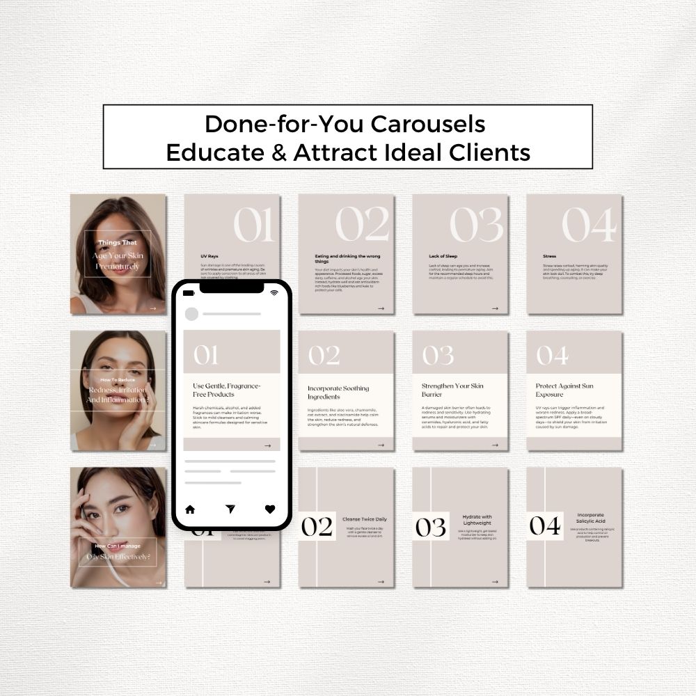 skincare instagram templates skincare instagram templates